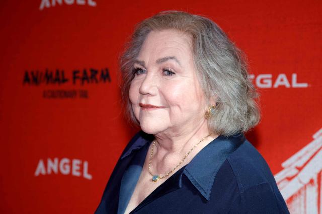 US actress Kathleen Turner attends the premiere of Angel Studios' "Animal Farm" at Regal Theatre Battery Park in New York on April 21, 2026. (Photo by Leonardo MUNOZ / AFP)