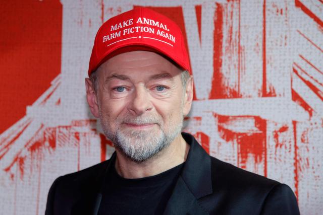British actor and director Andy Serkis attends the premiere of Angel Studios' "Animal Farm" at Regal Theatre Battery Park in New York on April 21, 2026. (Photo by Leonardo MUNOZ / AFP)