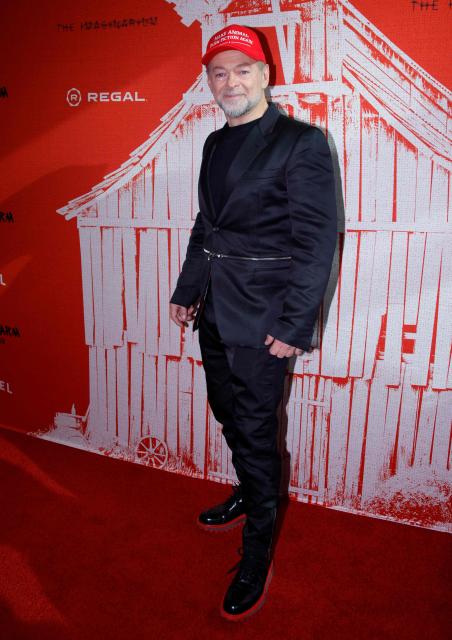 British actor and director Andy Serkis attends the premiere of Angel Studios' "Animal Farm" at Regal Theatre Battery Park in New York on April 21, 2026. (Photo by Leonardo MUNOZ / AFP)