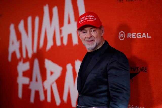 British actor and director Andy Serkis attends the premiere of Angel Studios' "Animal Farm" at Regal Theatre Battery Park in New York on April 21, 2026. (Photo by Leonardo MUNOZ / AFP)