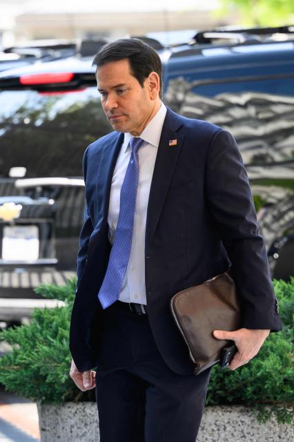 US Secretary of State Marco Rubio arrives at the White House in Washington, DC, on April 23, 2026. (Photo by Mandel NGAN / AFP)
