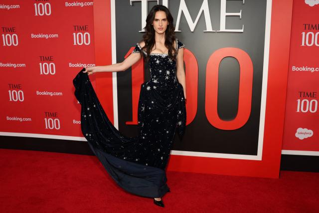 US journalist Cleo Abram attends the 2026 TIME100 gala at The Jazz at Lincoln Center in New York, on April 23, 2026. (Photo by ANGELA WEISS / AFP)