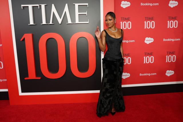 US actress Keke Palmer attends the 2026 TIME100 gala at The Jazz at Lincoln Center in New York, on April 23, 2026. (Photo by ANGELA WEISS / AFP)