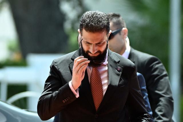 Syria's President Ahmed al-Sharaa arrives for a working session of the European Council during an informal meeting in Nicosia on April 24, 2026. (Photo by Jewel SAMAD / AFP)