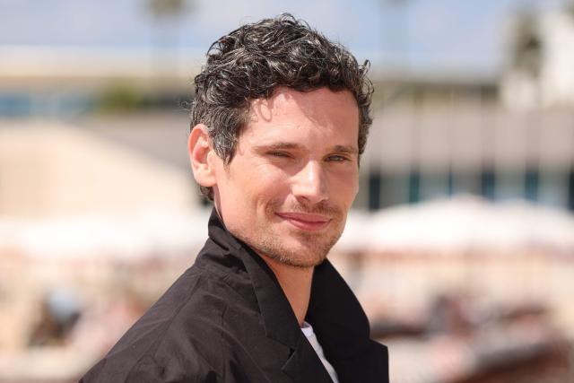 French actor and model Jeremie Laheurte poses during the "Paris Police 1910" photocall as part of the 9th edition of the Cannes International Series Festival (Canneseries) in Cannes, southern France, on April 25, 2026. (Photo by Valery HACHE / AFP)