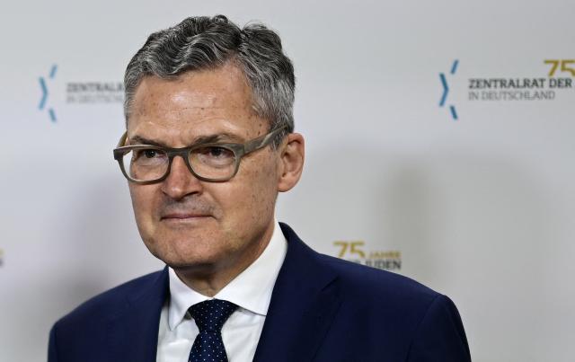 (ALTERNATIVE CROP) - This picture taken on September 17, 2025 at the Jewish Museum in Berlin shows Roderich Kiesewetter, politician of the conservative CDU party, as he arrives for the New Year's reception of the Central Council of Jews in Germany (Zentralrat der Juden in Deutschland) on the occasion of the council's 75th anniversary. Russia summoned on April 27, 2026 the German ambassador to Moscow. The Russian Foreign Ministry cited as the reason an alleged support of German MP Roderich Kiesewetter for a Chechen "terrorist organisation". (Photo by Tobias SCHWARZ / AFP) / ALTERNATE CROP