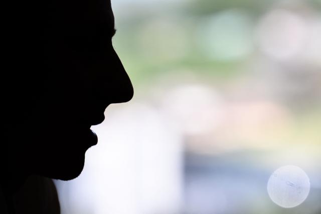 UAE Team Emirates-XRG's Slovenian rider Tadej Pogacar speaks during a press conference ahead of the Tour of Romandy cycling stage race, in Vevey, Switzerland on April 27, 2026. (Photo by Fabrice COFFRINI / AFP)
