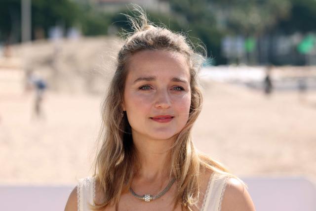 British actress Florence Hall poses during the "This is not a murder mystery" photocall as part of the 9th edition of the Canneseries international series festival in Cannes, southern France, on April 27, 2026. (Photo by Valery HACHE / AFP)