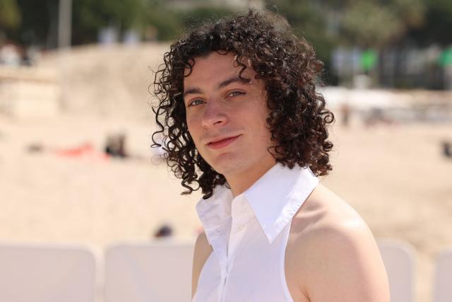 French comedian and short series jury member Roman Doduik poses during a photocall at the 9th edition of the Canneseries international series festival in Cannes, southern France, on April 27, 2026. (Photo by Valery HACHE / AFP)