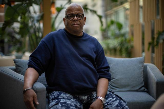 Trumpet player and composer Terence Blanchard poses for the picture during an AFP interview before a concert in tribute to Miles Davis and John Coltrane, at which he will perform with Ravi Coltrane in Wroclaw as part of the Jazz nad Odra festival, on April 26, 2026. Their show is one of a series of concerts honoring Davis and Coltrane, which will culminate in a grand crescendo at the historic Grand Rex in Paris, from which both drew significant inspiration. (Photo by Wojtek RADWANSKI / AFP)