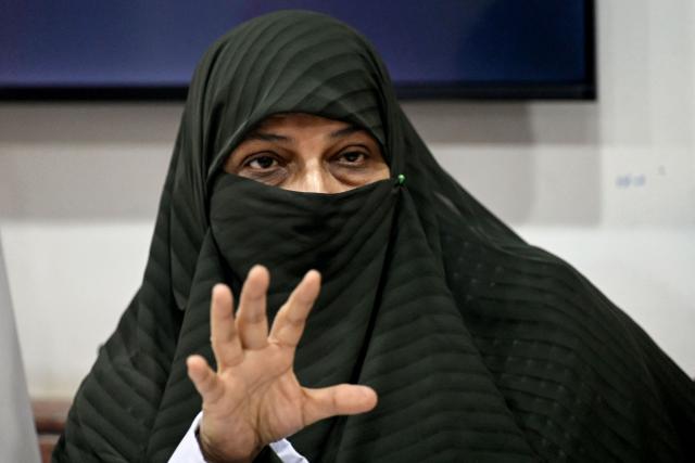 This photograph taken on April 7, 2026 shows Zakia Aurangzeb, a doctor and president of Pakistan Islamic Medical Association (PIMA), speaking during an interview with AFP in Karachi. Gallup surveys and doctors' associations suggest more than a third of Pakistani female medical graduates never enter the profession -- or leave it after marriage -- due to lack of family support, poor childcare facilities, and harassment. But an initiative by digital health firm Sehat Kahani helped women back into the workforce by providing a digital platform to connect home-based, mostly female doctors, with patients in underserved communities. (Photo by Rizwan TABASSUM / AFP)