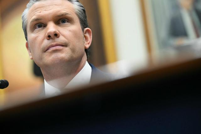 US Secretary of Defense Pete Hegseth, testifies for a US House Armed Services Committee hearing titled "Department of Defense FY2027 Budget Request," on Capitol Hill on April 29, 2026. (Photo by SAUL LOEB / AFP)