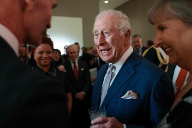 Britain's King Charles III attends the Greater Together Reception, partner of King’s Trust at Christie's in New York, on April 29, 2026. (Photo by Spencer Platt / POOL / AFP)