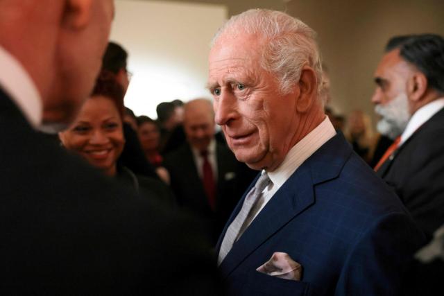 Britain's King Charles III attends the Greater Together Reception, partner of King’s Trust at Christie's in New York, on April 29, 2026. (Photo by Spencer Platt / POOL / AFP)