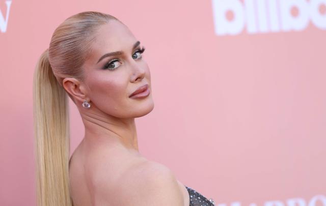 US TV personality Heidi Montag attends Billboard Women in Music at the Hollywood Palladium in Los Angeles on April 29, 2026. (Photo by VALERIE MACON / AFP)