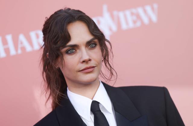 English model/actress Cara Delevingne attends Billboard Women in Music at the Hollywood Palladium in Los Angeles on April 29, 2026. (Photo by VALERIE MACON / AFP)