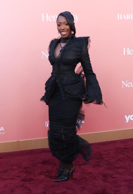 US TV personality Serena Page attends Billboard Women in Music at the Hollywood Palladium in Los Angeles on April 29, 2026. (Photo by VALERIE MACON / AFP)