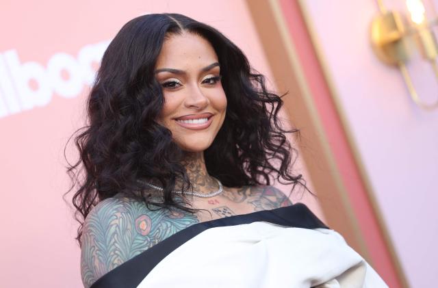 US singer songwriter Kehlani attends Billboard Women in Music at the Hollywood Palladium in Los Angeles on April 29, 2026. (Photo by VALERIE MACON / AFP)