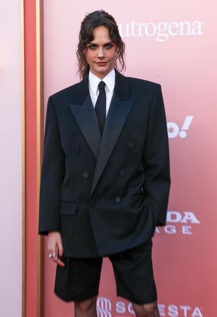 British model/actress Cara Delevingne attends Billboard Women in Music at the Hollywood Palladium in Los Angeles on April 29, 2026. (Photo by VALERIE MACON / AFP)