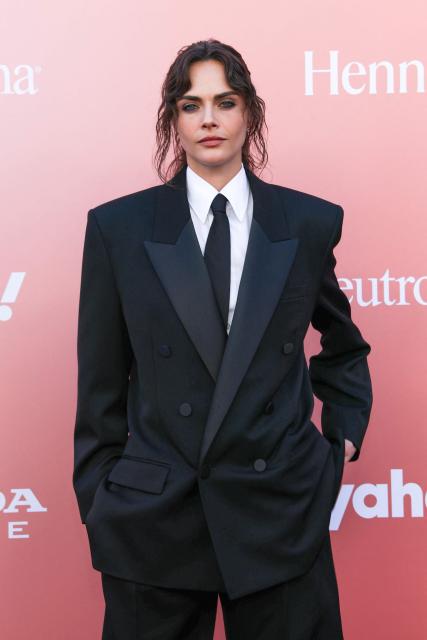 British model/actress Cara Delevingne attends Billboard Women in Music at the Hollywood Palladium in Los Angeles on April 29, 2026. (Photo by VALERIE MACON / AFP)