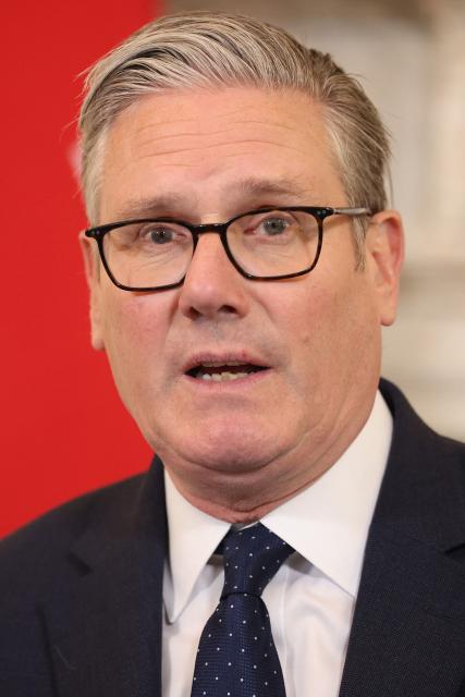 Britain's Prime Minister Keir Starmer convenes a meeting of criminal justice agencies following the Golders Green attack the day before, in Downing Street in central London on April 30, 2026. The UK government on April 30 announced an extra 25 million pound (33 million USD) for security outside synagogues and schools, a day after two Jews were stabbed in the latest attack on the community. (Photo by Dan Kitwood / POOL / AFP)