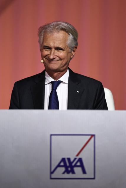 Chairman of the Board of Directors of AXA Antoine Gosset-Grainville attends the French multinational insurance corporation Axa general assembly at the Salle Pleyel, in Paris on April 30, 2026. (Photo by Anne-Christine POUJOULAT / AFP)