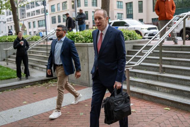 Elon Musk's lawyer Steven Molo arrives at the federal courthouse during proceedings in the trial over Musk's lawsuit against OpenAI in Oakland, California, on April 30, 2026. Billionaire Elon Musk took the stand April 28 to accuse OpenAI and its boss Sam Altman of betraying the AI company's altruistic origins, in a trial that could have far-reaching consequences for the industry and oblige the ChatGPT maker to profoundly revamp its business. The legal clash across the bay from San Francisco is widely seen as a battle of egos pitting the world's richest person against a startup Musk once backed and now trails in the booming AI sector. (Photo by Karl Mondon / AFP)