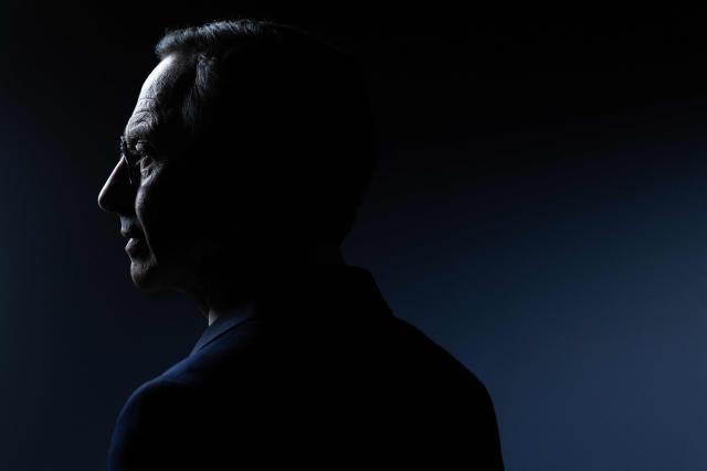 French right-wing Les Republicains (LR) President and candidate for the France's 2027 presidential elections Bruno Retailleau, poses during a photo session in Paris, on April 29, 2026. (Photo by Joel Saget / AFP)