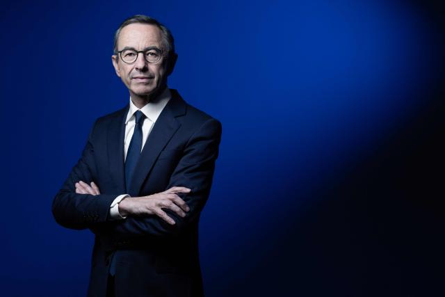 French right-wing Les Republicains (LR) President and candidate for the France's 2027 presidential elections Bruno Retailleau, poses during a photo session in Paris, on April 29, 2026. (Photo by Joel Saget / AFP)
