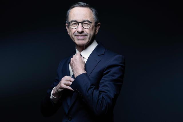 French right-wing Les Republicains (LR) President and candidate for the France's 2027 presidential elections Bruno Retailleau, poses during a photo session in Paris, on April 29, 2026. (Photo by Joel Saget / AFP)