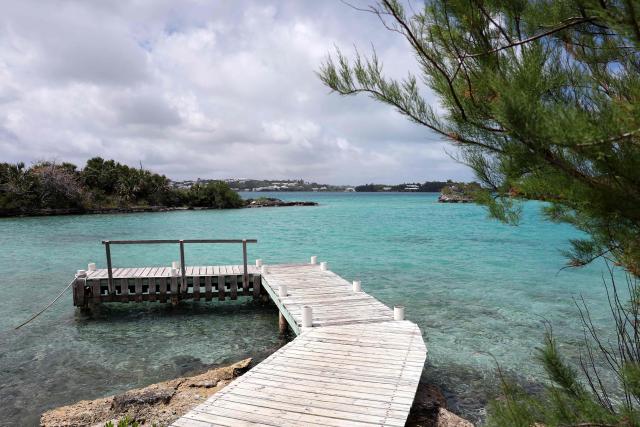 A general view from Trunk Island on May 1, 2026 in Hamilton, Bermuda. King Charles III is in Bermuda for his first visit to a British Overseas Territory as Sovereign. (Photo by Chris Jackson / POOL / AFP)