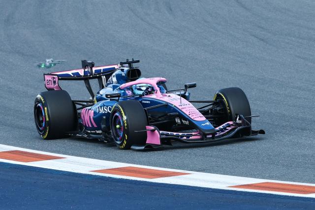 Alpine's French driver Pierre Gasly races during Sprint qualifying ahead of the 2026 Miami Formula One Grand Prix at Miami International Autodrome in Miami Gardens, Florida, on May 1, 2026. (Photo by CHARLY TRIBALLEAU / AFP)