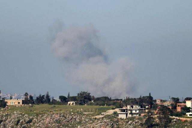 Smoke rises from the site of an Israeli airstrike that targeted the southern Lebanese village of Zawtar on May 2, 2026. Israel has pressed its attacks on Lebanon as the fragile ceasefire, announced after a round of direct talks between the two countries' ambassadors in Washington, neared its two-week mark. Israeli attacks on Lebanon have killed more than 2,500 people since March 2, according to Lebanese authorities. (Photo by AFP)