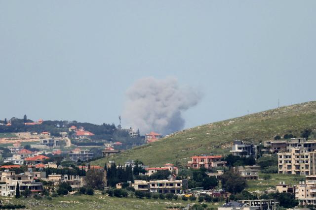 Smoke rises from the site of an Israeli airstrike that targeted the southern Lebanese village of Dweir near Nabatieh on May 2, 2026. Israel has pressed its attacks on Lebanon as the fragile ceasefire, announced after a round of direct talks between the two countries' ambassadors in Washington, neared its two-week mark. Israeli attacks on Lebanon have killed more than 2,500 people since March 2, according to Lebanese authorities. (Photo by AFP)