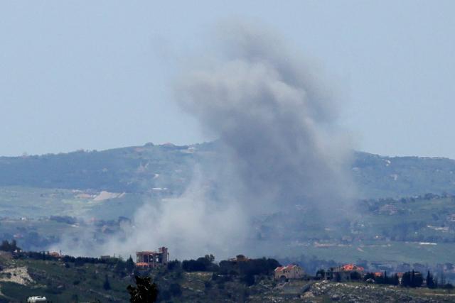Smoke rises from the site of an Israeli airstrike that targeted the southern Lebanese village of Qantara on May 2, 2026. Israel has pressed its attacks on Lebanon as the fragile ceasefire, announced after a round of direct talks between the two countries' ambassadors in Washington, neared its two-week mark. Israeli attacks on Lebanon have killed more than 2,500 people since March 2, according to Lebanese authorities. (Photo by AFP)