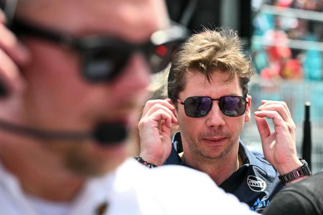 William's British team principal James Vowles looks on at the starting grid before the start of the 2026 Miami Formula One Sprint at Miami International Autodrome in Miami Gardens, Florida, on May 2, 2026. (Photo by CHANDAN KHANNA / AFP)