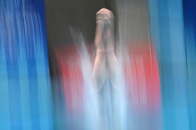 Australiaґs Alysha Koloi competes in the women’s 3m springboard event during the World Aquatics Diving World Cup Super Final at the Water Cube in Beijing on May 3, 2026. (Photo by Pedro PARDO / AFP)