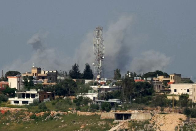This photograph taken from the southern Lebanese area of Marjayoun shows smoke rising from the site of Israeli airstrikes that targeted the village of Zawtar al-Sharqiyah, on May 3, 2026. Israel's military on May 3 issued new evacuation warnings in southern Lebanon for villages beyond the area it occupies, despite a truce with Lebanon intended to halt fighting with Iran-backed Hezbollah. (Photo by AFP)
