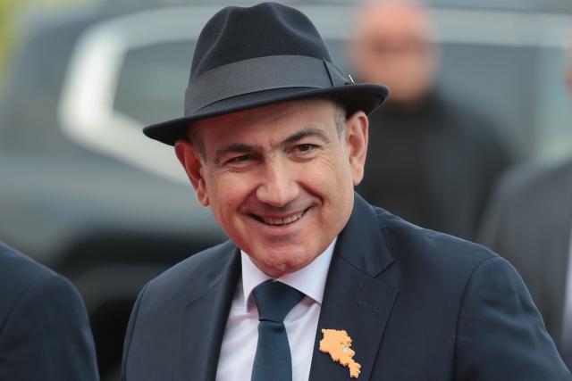 Armenia's Prime Minister Nikol Pashinyan arrives to attend the 8th European Political Community (EPC) summit in Yerevan on May 4, 2026. (Photo by Ludovic MARIN / AFP)
