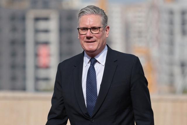 Britain's Prime Minister Keir Starmer arrives to attend the 8th European Political Community (EPC) summit in Yerevan on May 4, 2026. (Photo by Ludovic MARIN / AFP)