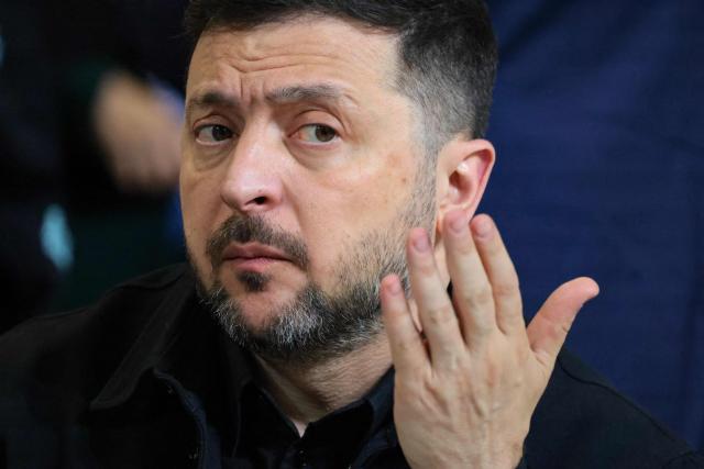 Ukraine's President Volodymyr Zelensky attends the 8th European Political Community (EPC) summit in Yerevan on May 4, 2026. (Photo by Ludovic MARIN / AFP)