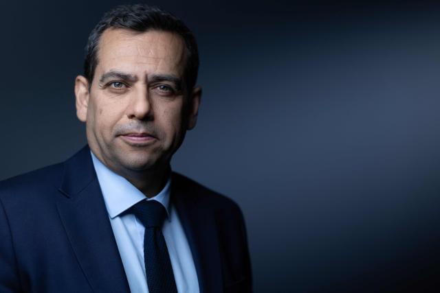 President of the Paris judicial court Peimane Ghaleh-Marzban poses during a photo session in Paris on April 29, 2026. (Photo by Joel Saget / AFP)
