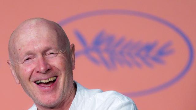 (FILES) British screenwriter Paul Laverty laughs during a press conference for the film "Sorry We Missed You" at the 72nd edition of the Cannes Film Festival in Cannes, southern France, on May 17, 2019. Hollywood star Demi Moore, Oscar-winning Chinese filmmaker Chloй Zhao (“Nomadland”, “Hamnet”) and Swedish actor Stellan Skarsgеrd are among the members of the jury for the 79th Cannes Film Festival, which will be chaired by South Korean director Park Chan-wook, organisers announced on May 4, 2026. The jury, which also includes Ken Loach’s longtime screenwriter Paul Laverty and Ivorian-American actor Isaach de Bankolй, will be responsible for awarding the Palme d’Or at the 2026 festival, which opens on May 12. (Photo by Sйbastien BERDA / AFP)