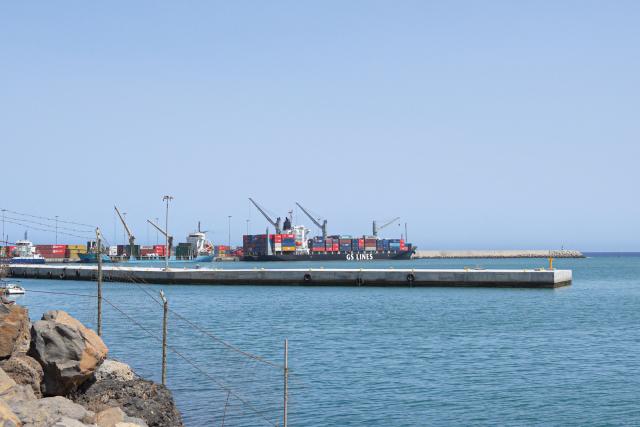 A general view of the Port of Praia in Praia, the capital of Cape Verde, on May 4, 2026. Strict precautionary measures including isolation are in place on a cruise ship anchored off Cape Verde on which a suspected outbreak of hantavirus has killed three people, the cruise operator said on May 4, 2026.
The Canary Islands are being "considered" for disembarkation of the boat, which has 149 people of 23 nationalities on board, after Cape Verde refused entry, Oceanwide Expeditions said in a statement. (Photo by AFP)