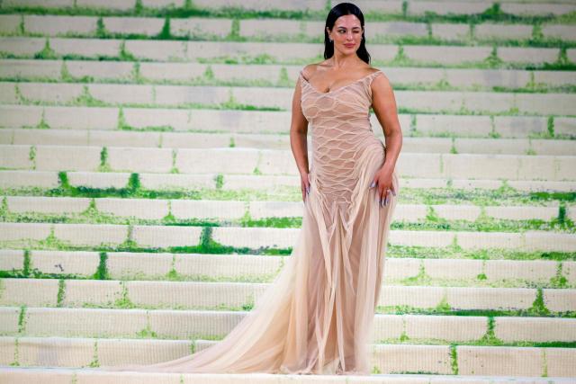 US model Ashley Graham arrives for the 2026 Met Gala celebrating "Costume Art" at the Metropolitan Museum of Art on May 4, 2026, in New York. (Photo by Leonardo MUNOZ / AFP)