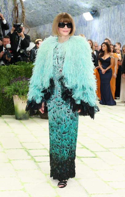 British-US fashion editor Anna Wintour arrives for the 2026 Met Gala celebrating "Costume Art" at the Metropolitan Museum of Art on May 4, 2026, in New York. (Photo by ANGELA WEISS / AFP)