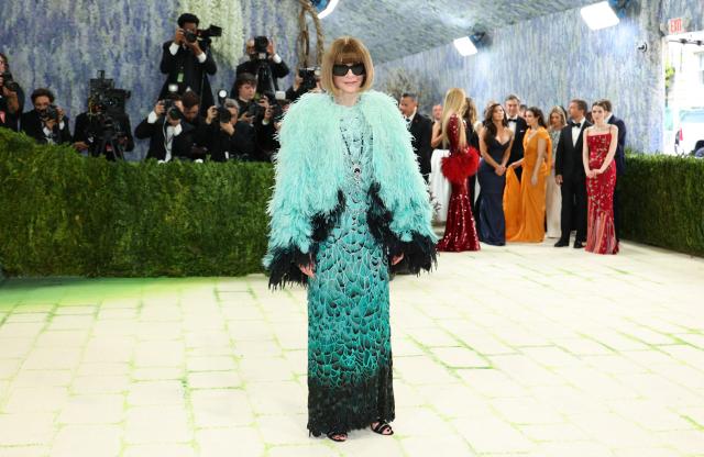 British-US fashion editor Anna Wintour arrives for the 2026 Met Gala celebrating "Costume Art" at the Metropolitan Museum of Art on May 4, 2026, in New York. (Photo by ANGELA WEISS / AFP)