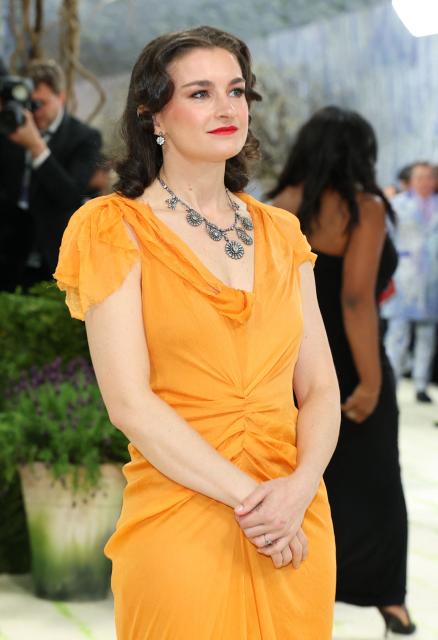 US writer Chloe Malle arrives for the 2026 Met Gala celebrating "Costume Art" at the Metropolitan Museum of Art on May 4, 2026, in New York. (Photo by ANGELA WEISS / AFP)