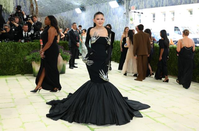 Thai fashion consultant Nichapat Suphap arrives for the 2026 Met Gala celebrating "Costume Art" at the Metropolitan Museum of Art on May 4, 2026, in New York. (Photo by ANGELA WEISS / AFP)