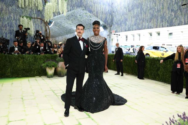 Italian entrepreneur Andrea Preti and US tennis player Venus Williams arrive for the 2026 Met Gala celebrating "Costume Art" at the Metropolitan Museum of Art on May 4, 2026, in New York. (Photo by Angela Weiss / AFP)